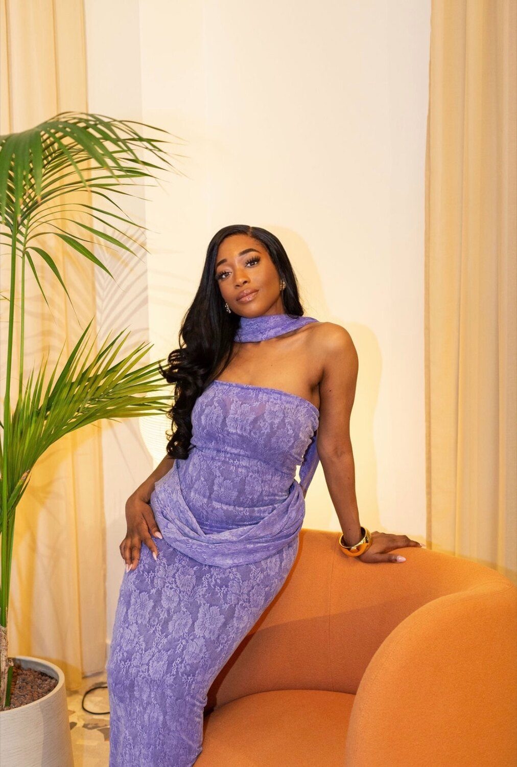 The Esther Royale Gown, purple